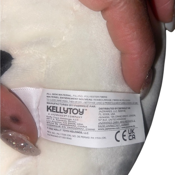 Squishmallow 8” Winter Cam Calico Cat Snowflake Hat Scarf Plush No Tag - Picture 9 of 9